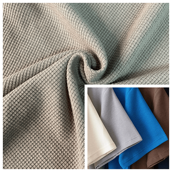 Waffle Knit Fabric / Waffle Weave Fabric